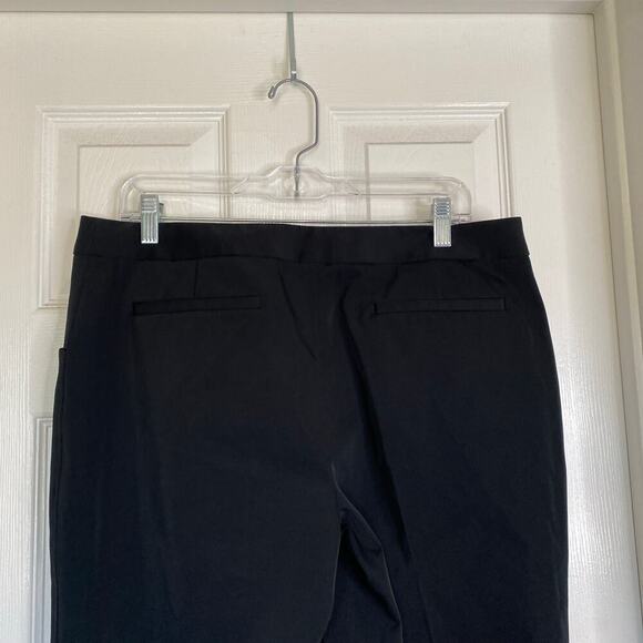 TED BAKER Black Dress Pants Tapered Pleated Professional Office Business Large - Picture 6 of 8